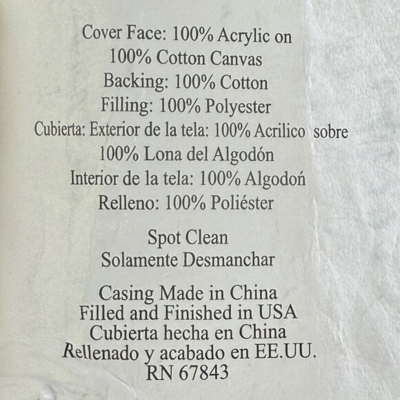 Raccoon Hooked Throw Pillow 18x18 Polyfill C&F Winter CAbin Lodge Farmhouse - Picture 6 of 8